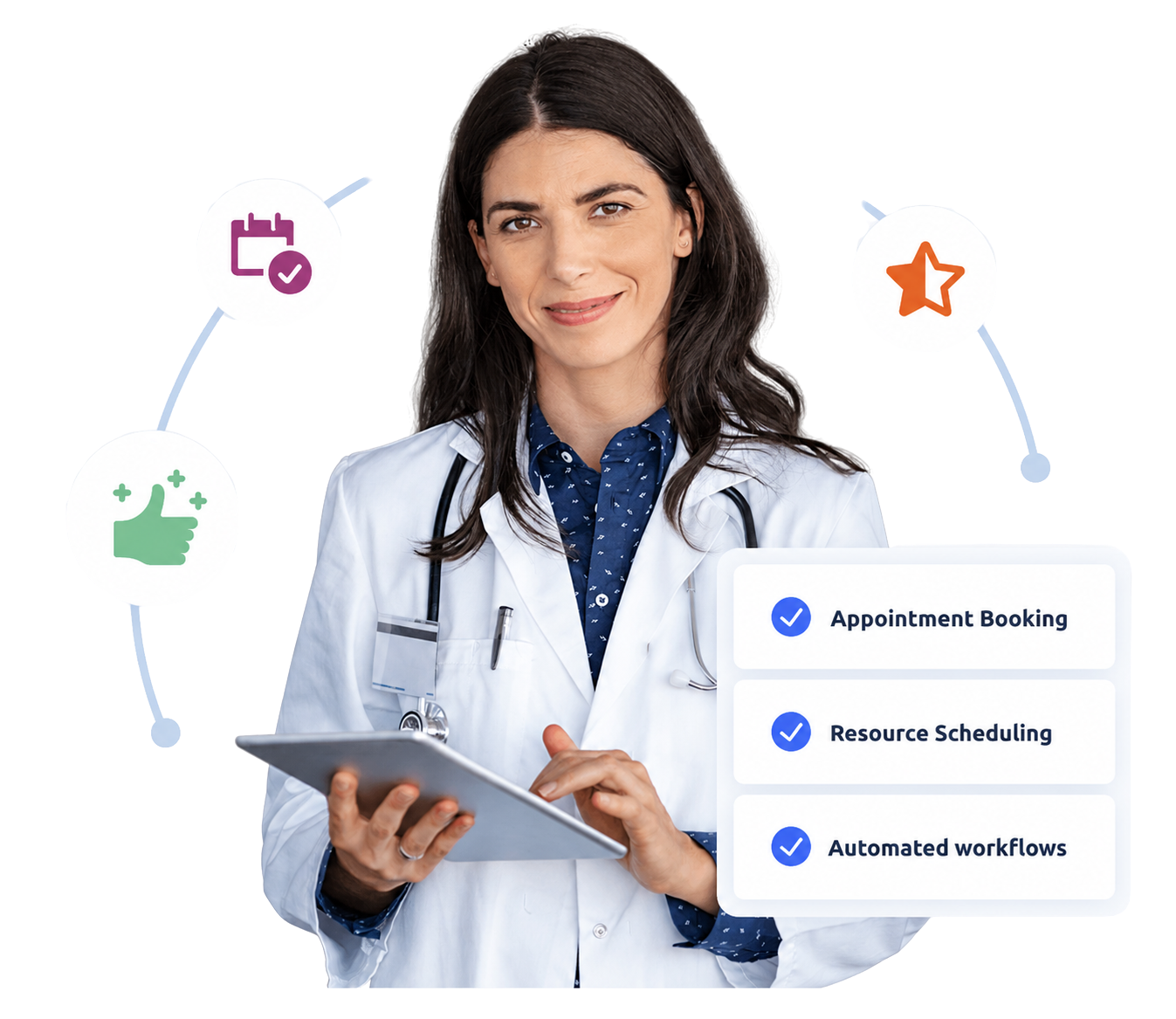Doctor appointment booking interface